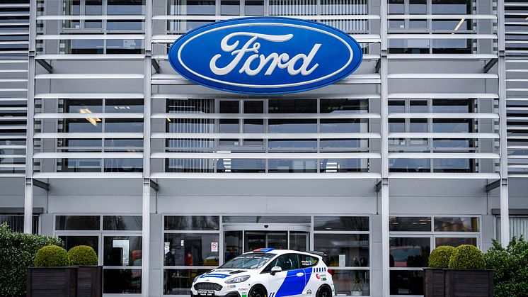 Egy Ford Fiesta Rally3 a főszereplője a Ford idei közlekedésbiztonsági kampányának