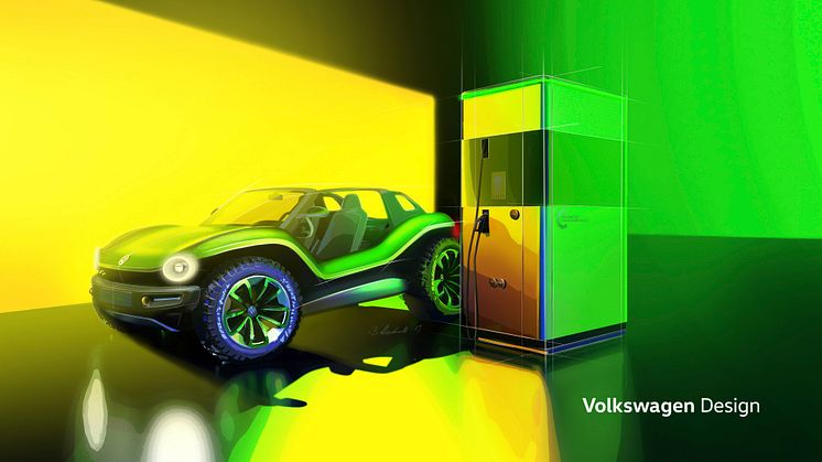 Volkswagens powerbank för elbilar visas upp i Genève