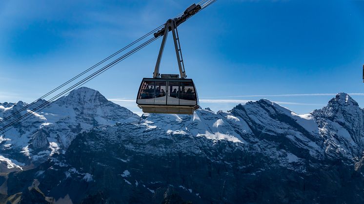 Luftseilbahn zwischen Mürren und Birg