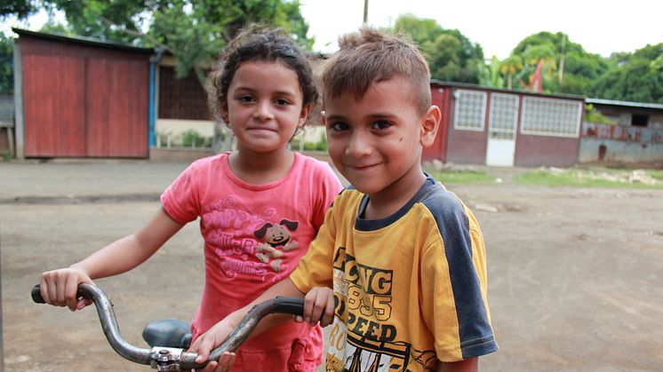 Barn i Nicaragua