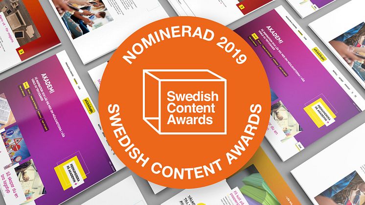 Arkitektkopias Akademi är nominerad till Swedish Content Awards 2019
