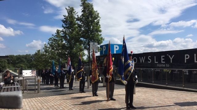 Veterans at this year's Armed Forces Day commemorations