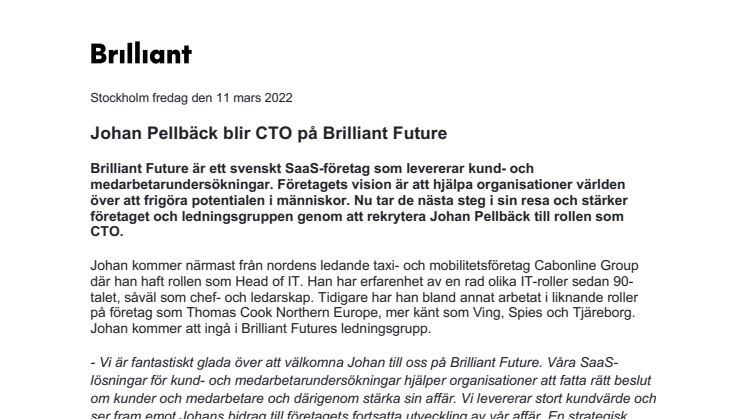 Johan Pellbäck blir CTO på Brilliant Future_220311.pdf