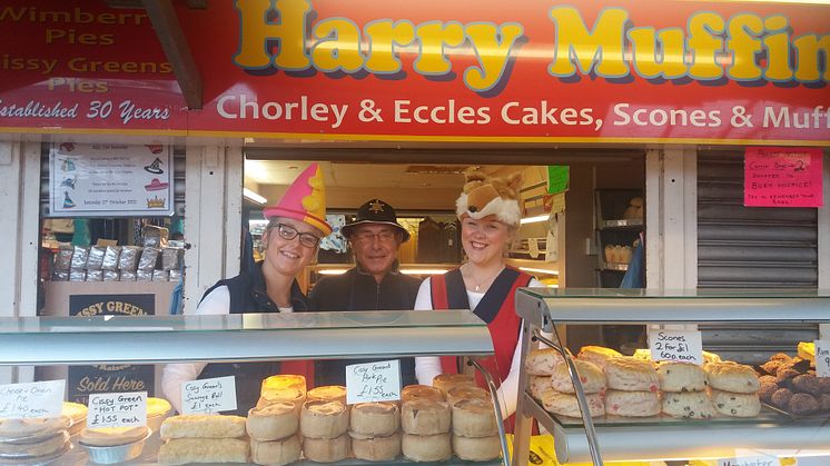 Silly hats mean serious money, thanks to Bury Market traders