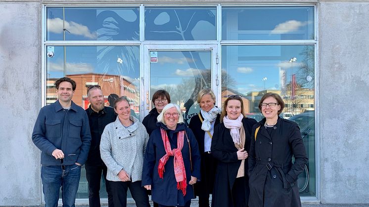 Styrelsen för Carlstedt Arkitekter. Joao Heuser, Erik Apelmo, Hanna Börjesson, Anette Eriksson, Siv Axelsson, Anna Klingspor, Kristina Attaque och Stina Ljungkvist.