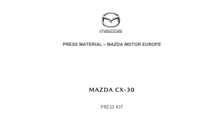 02 2021 Mazda CX-30 - English Press Kit.pdf