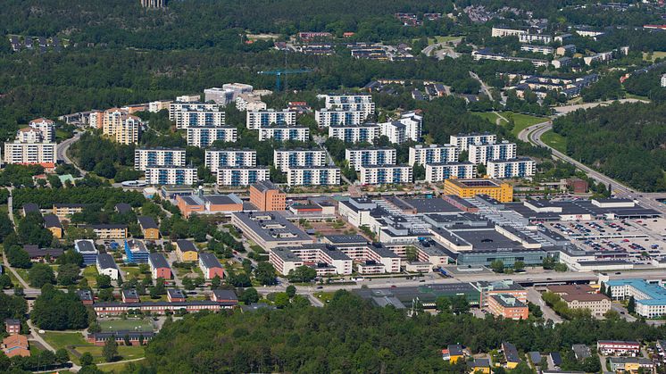Fokus Skärholmen, där SKB medverkar som ankarbyggherre, är nominerat till årets planpris av Sveriges Arkitekter. Bild: Stockholms stad
