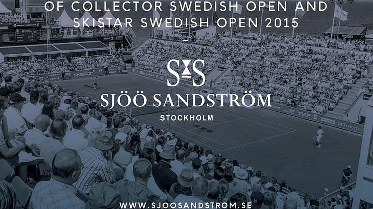 Sjöö Sandström - Official Timekeeper för Collector Swedish Open och SkiStar Swedish Open i Båstad 2015.