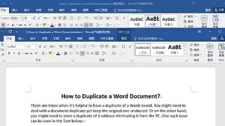 come duplicare un documento word