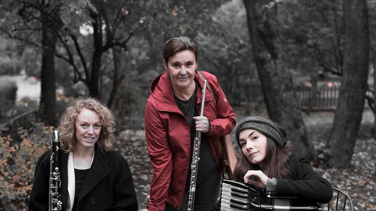 Trio Angels spelar lunchkonsert på Scenkonst Sörmland den 4 oktober. Foto Peo Bengtsson.