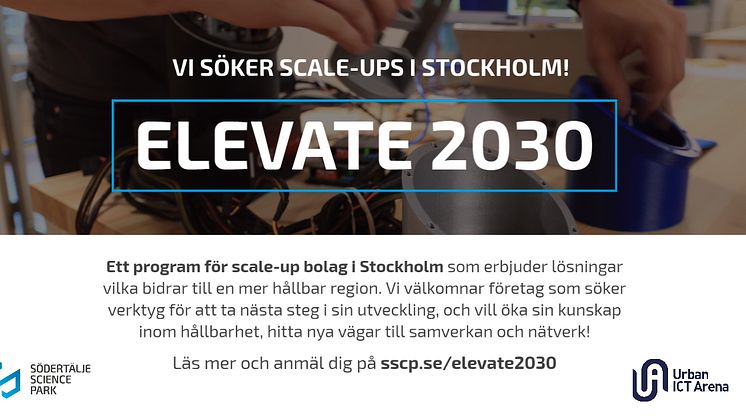 Vi söker scale-up bolag som är redo att skala upp och kanske ge sig ut på nya marknader