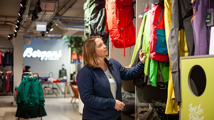 BRUKTSALG: Bergans holder sitt største bruktsalg noensinne. Foto: Bergans