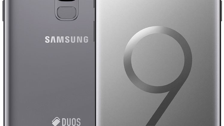 Samsung Galaxy S9+ Titanium Gray (256GB)_front_back