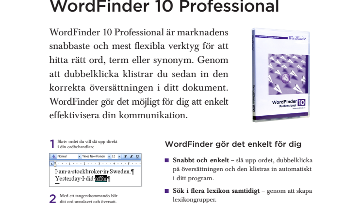 Wordfinder 10 Professional