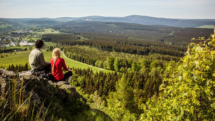 Ausblicke genießen | Kammweg Erzgebirge-Vogtland (Foto: TVE/René Gaens)