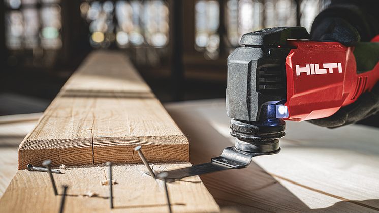 Hilti multitool now available on cordless Nuron platform