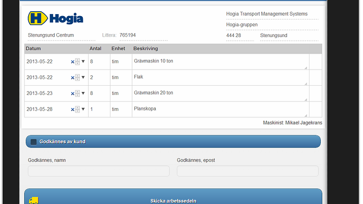Hogia gör arbetssedeln digital med ny app