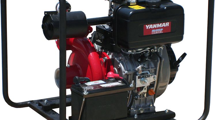 High res image - Mastry Engine Center - Mastry Engine Center has introduced the YANMAR engine-driven Maspower MPW2.5PE Portable High Pressure pump for dockyard repair work and marine construction applications