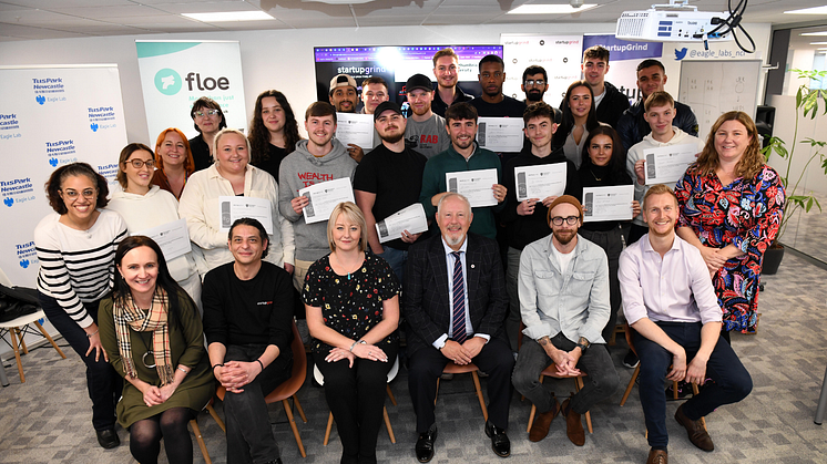 Entrepreneur students kick start their year with a start-up bootcamp at Tus Park business innovation and ecosystem centre in Newcastle upon Tyne