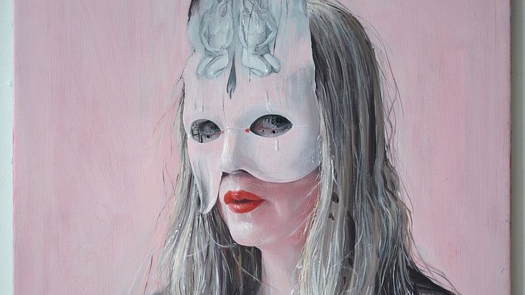 Ylva Ogland: Ylva Snöfrid with Mask After the Transmutation Ritual (nr 1.)