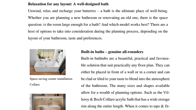  Relaxation for any layout: A well-designed bath