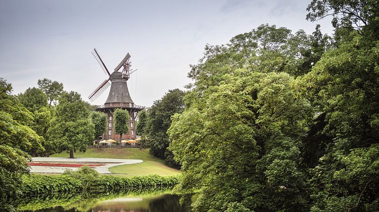 Bremen: Windmühle in der Innenstadt
