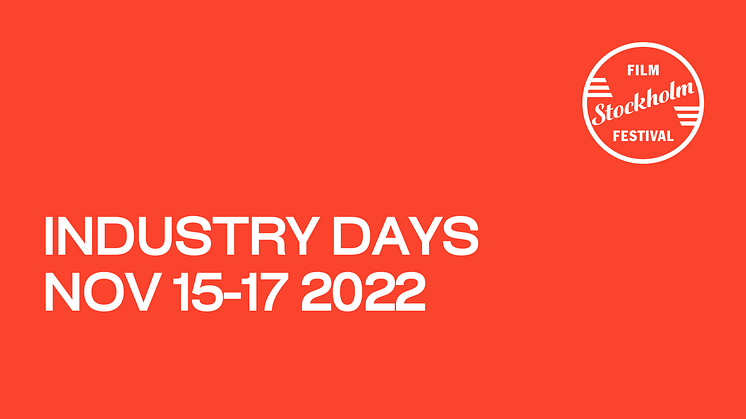 Here is this year's Industry Days at the Stockholm Film Festival 2022