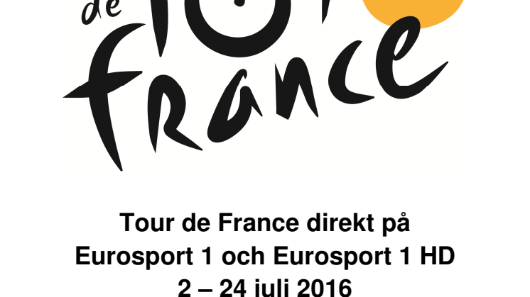 Tour de France 2016 på Eurosport 1