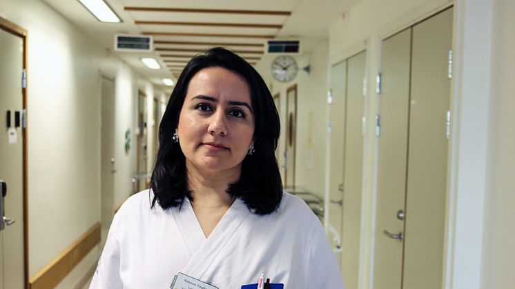 Mehreen Zaigham, ST-läkare på Skånes universitetssjukhus och forskare vid Lunds universitet.
