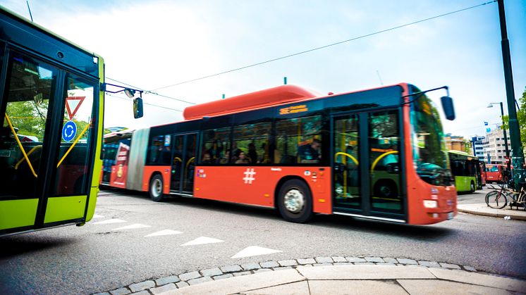 Ruteendring i Oslo og Akershus fra 8. oktober