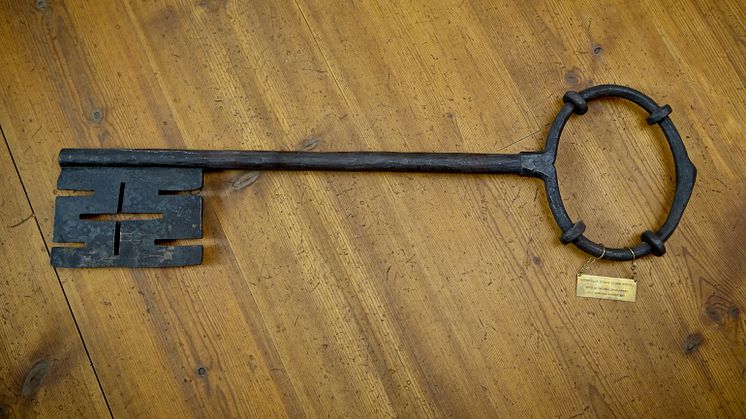 Kopia av den stadsnyckel som skänktes till Nordiska museet 1877 - Norrtälje nyckel.