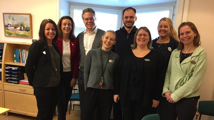 Renata Desselberger Wikman, Maria Stockhaus, Tobias Nässén, Moa Sangell, Wim Vandenberghe, Emma Zimmerman Lindvall, Ingela Marké och Jennie Öhman.