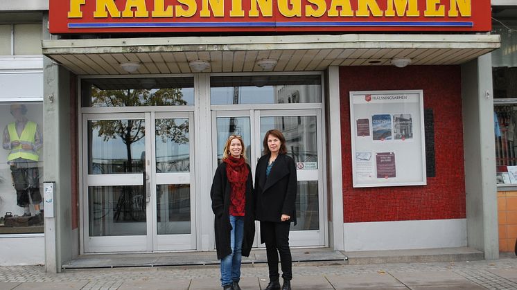 Eva Axell-Hilerström, verksamhetsansvarig på Vårsol - HVB-hem, och Ann-Charlotte Jernberg. verksamhetschef Vårsols familjecenter, Frälsningsarmén. Foto: Frälsningsarmén, pixabay.com