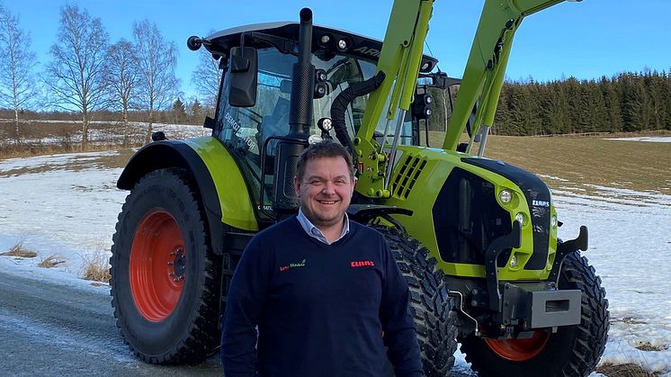 Arne Roar Solhaug blir Lena Maskins ansvarlige for salg i Gudbrandsdalen.