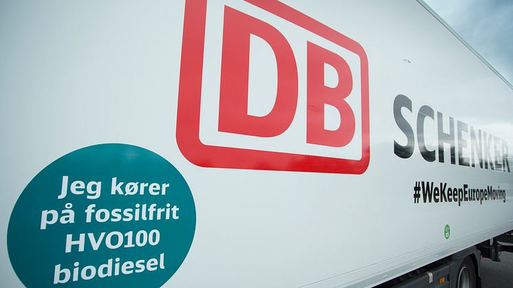 DB Schenker kører nu på HVO100 biodiesel 