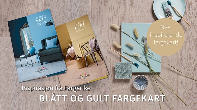 Nå lanserer Fargerike to nye fargekart