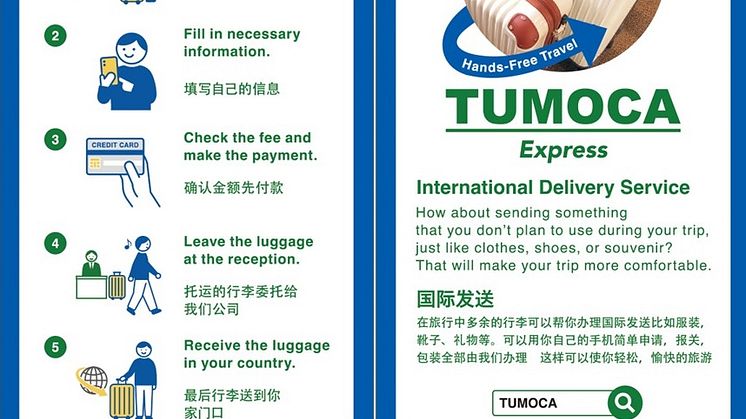 How to Use International Baggage Delivery Service at Asakusa Tobu Hotel