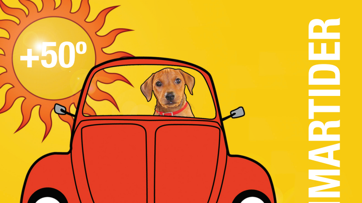 Hund i varm bil – miniposter