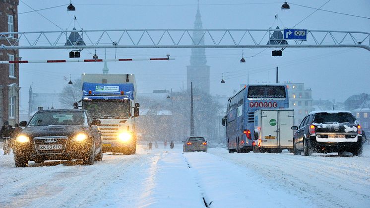 13. marts - trafikkaos - ja, der er stadig behov for vinterdæk!