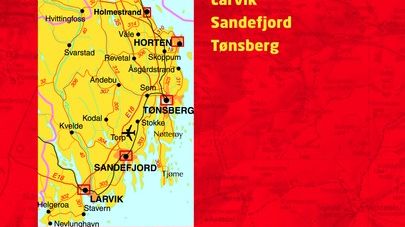  Cappelen Damms kart over Vestfold fylke kåret til beste kart i 2011!