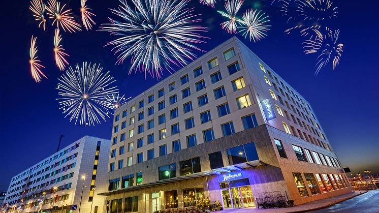 1årsfirande på Radisson Blu Metropol Hotel centralt på söder i Helsingborg