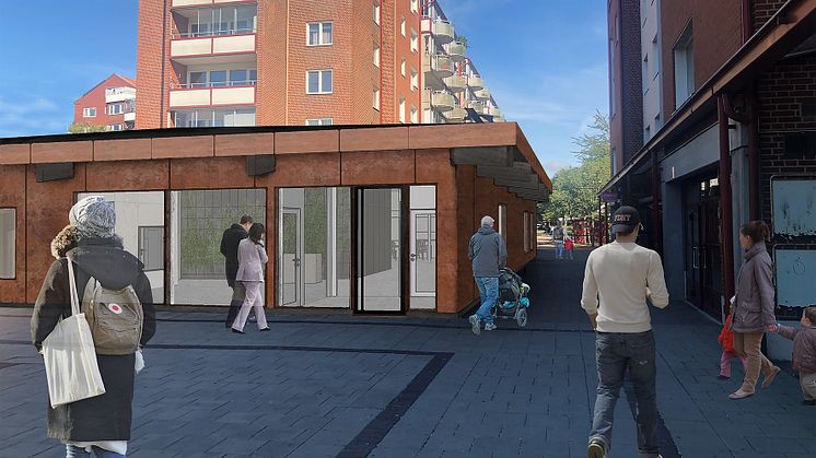 Nya arbets- och möteplatser, Wienertorget, Planteringen