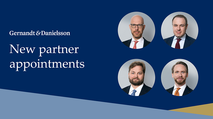 Gernandt & Danielsson utser nya partners