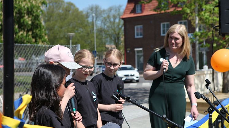 Kulturcrew och sol invigde Kävlinges första popup-park