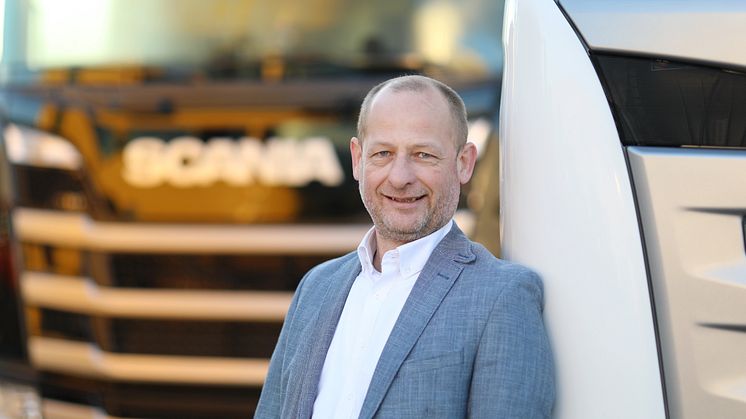 René Renkema, Geschäftsführer der Scania Finance Deutschland Gruppe.
