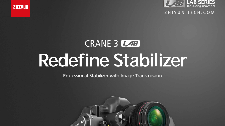 Zhiyun Crane 3 LAB, leaflet