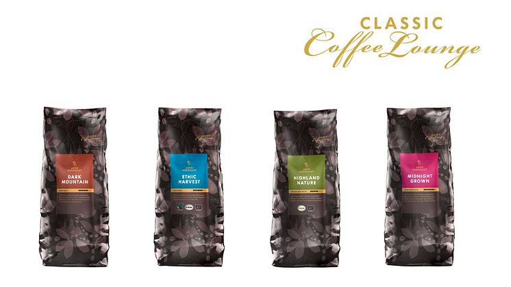 Classic Coffee Lounge – proffskaffe speciellt framtaget för kaffemaskiner med integrerade kvarnar.