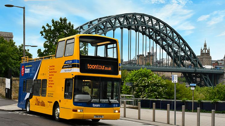Toon Tour open-top sightseeing bus