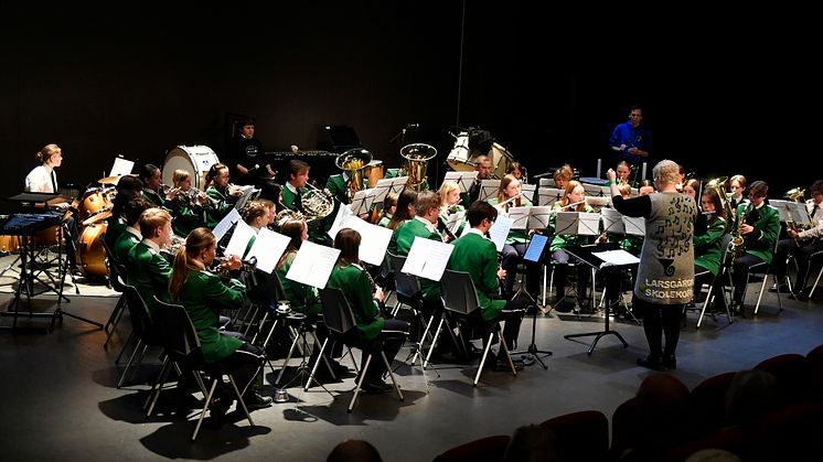 Larsgården skolekorps fikk 2. plass i 1. divisjon janitsjar!