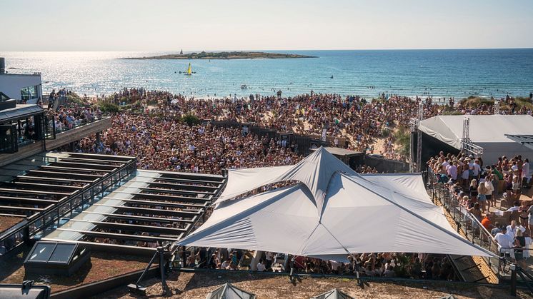 After beachen på Tylösand är oerhört populär. Foto: pamela.se